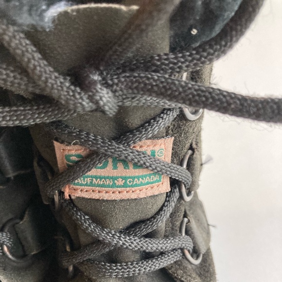 Sorel Black Waterproof Suede Leather Rubber Outsole Snow Rain Boots size 5 - Picture 9 of 15